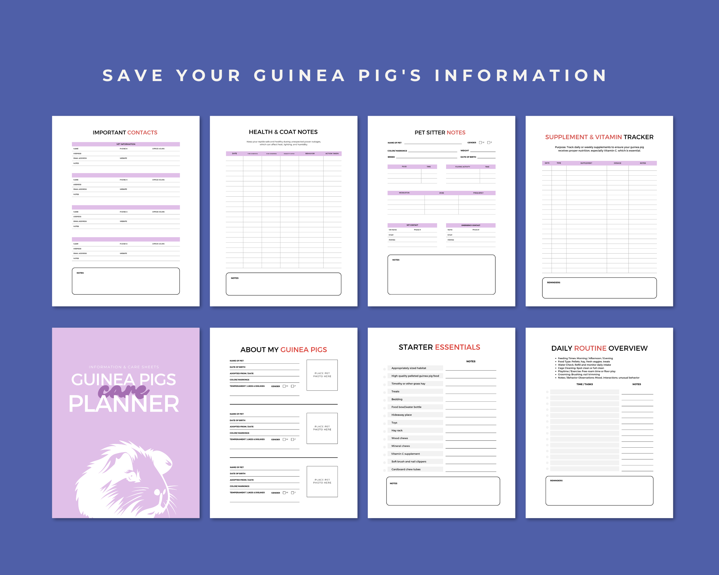Pet Planner Bundle - Image 4