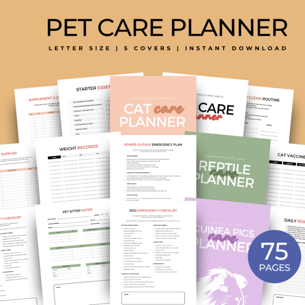 Pet Planner Bundle