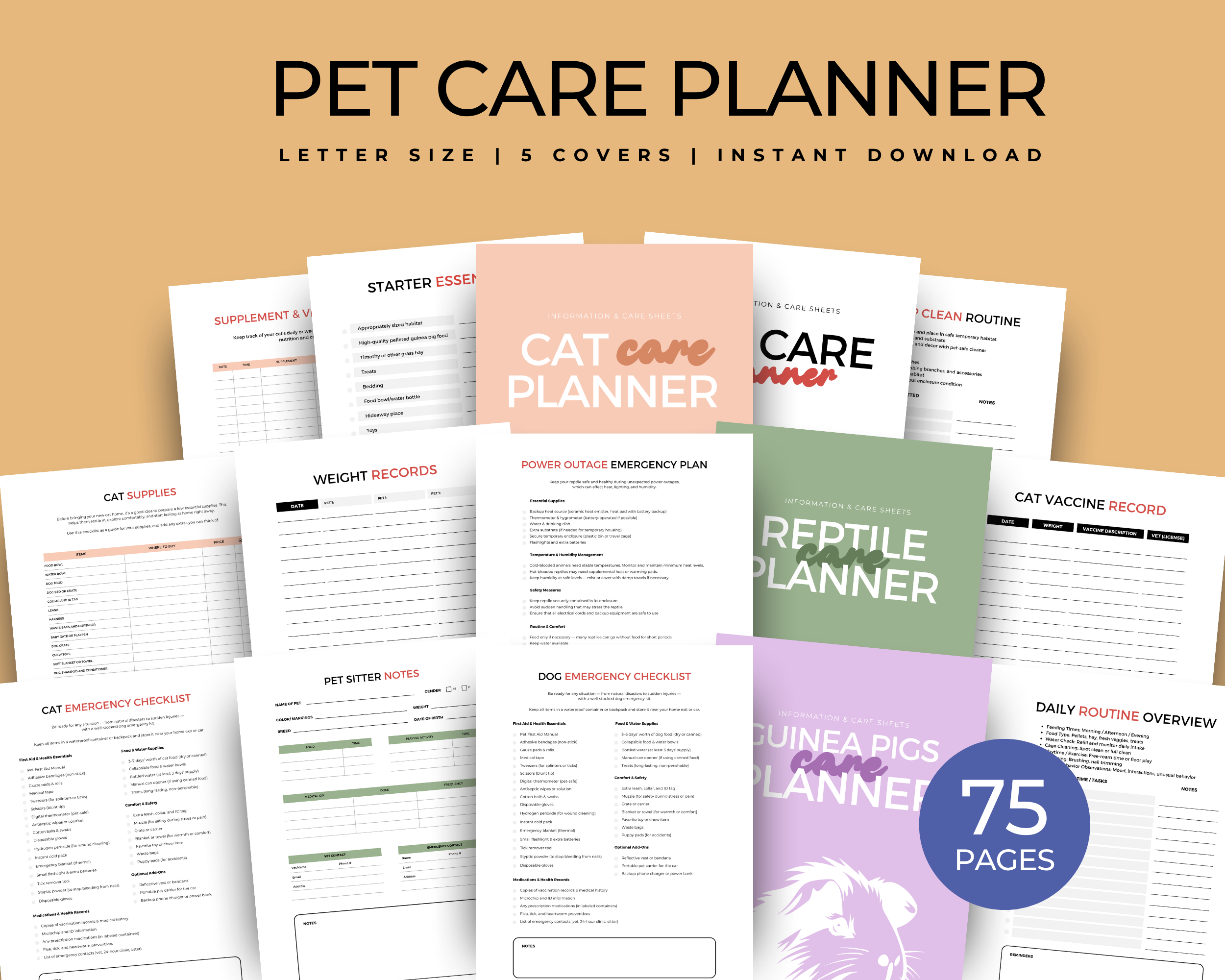 Pet Planner Bundle